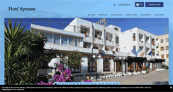 Desktop Screenshot of hotelapeneste.it